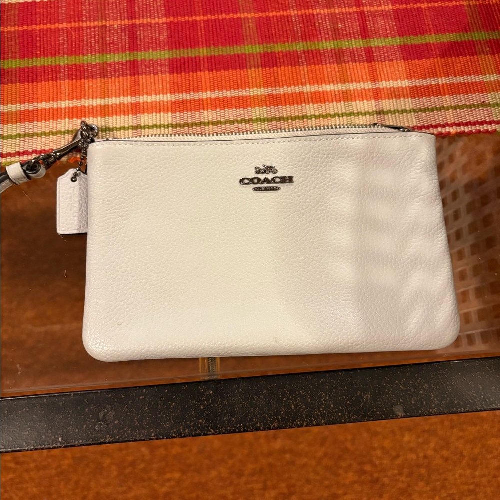 Coach Leather Wristlet